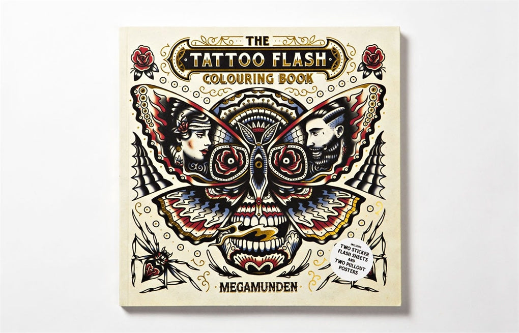 The Tattoo Flash Colouring Book by Oliver Munden