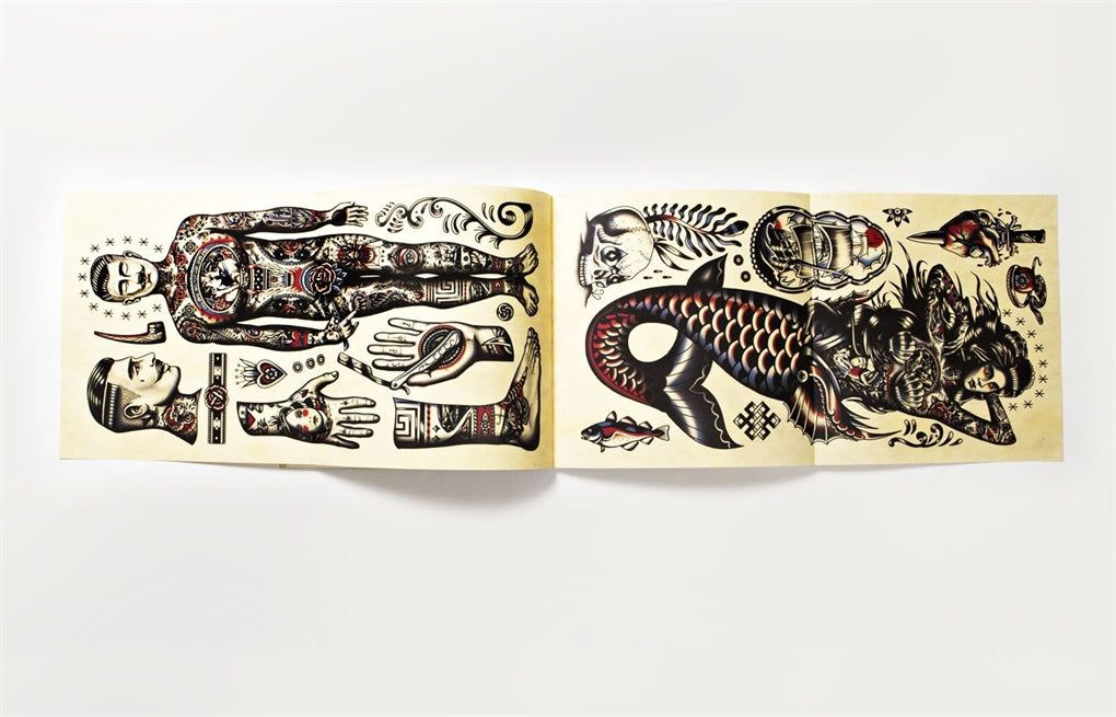 The Tattoo Flash Colouring Book by Oliver Munden