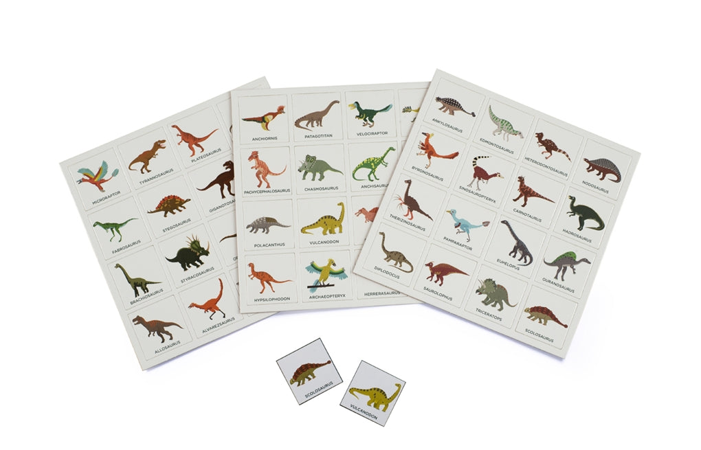 Dinosaur Bingo by Caroline Selmes, Laurence King Publishing