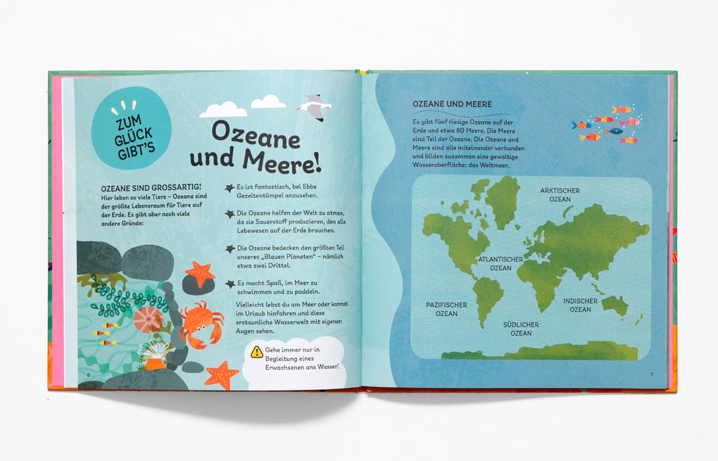 Zum Glück gibt's Ozeane und Meere by Tracey Turner, Fiona Powers