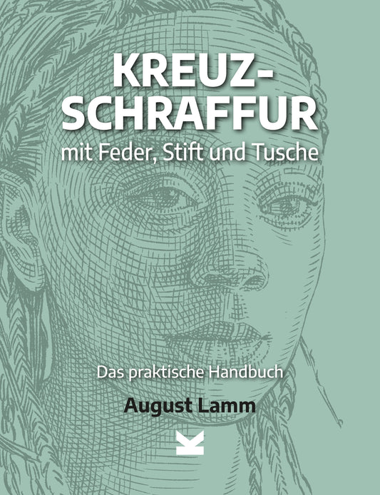 Kreuzschraffur mit Feder, Stift und Tusche by August Lamm